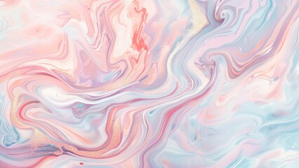abstract closeup wallpaper of a colorful glittery liquid shining in the light