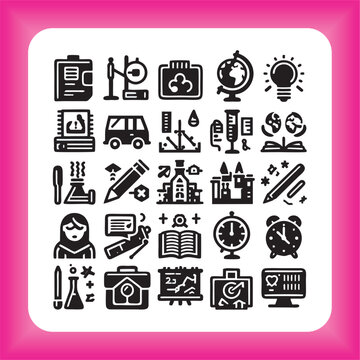 education icon collection