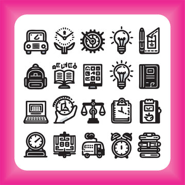 education icon collection