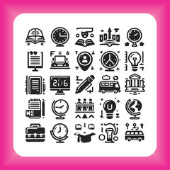 education icon collection