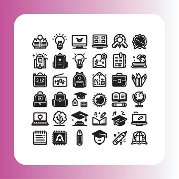 education icon collection
