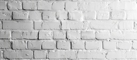 white bricks wall. Copy space image. Place for adding text and design