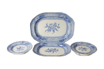 antique porcelain bowl,plate , dinner set 