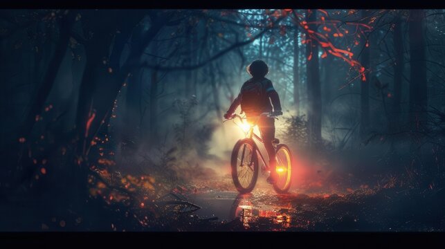 Mysterious Upside Down. Stranger Things fan art concept