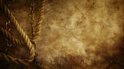 Pirate and nautical theme grunge background : Generative AI