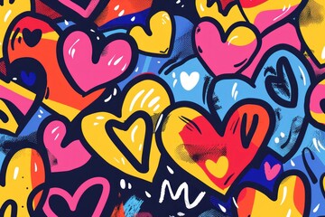 Abstract Heart Pattern