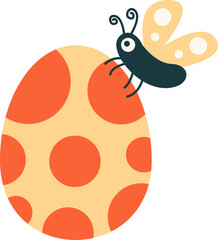 Cute Easter Egg Element