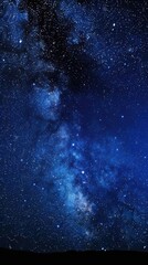 Obraz premium Glowing Stars. Magical night sky concept