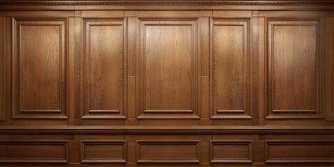 A high class wood paneling background. Woodworking wall surface structure design