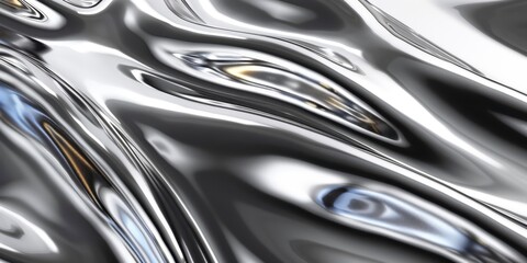 fabric with wave pattern and silver sheen for an elegant material concept