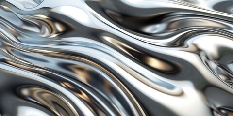 silver sheen and wave pattern on fabric for an elegant material concept