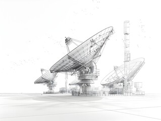 Minimalist of Satellite Dish Component Manufacturer s Structural Design