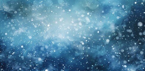 Fototapeta premium Winter Wonderland. Whimsical snowstorm background concept