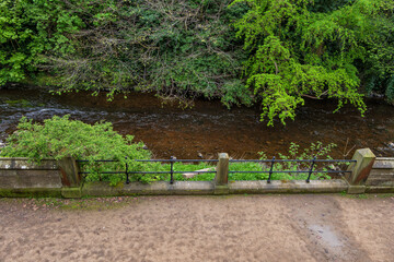 Water Of Leith River Promenade In Edinburgh