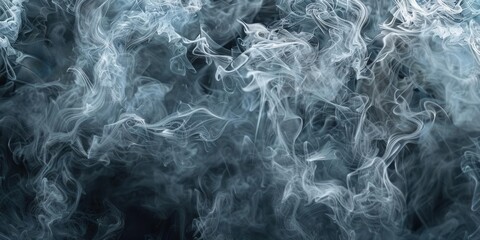 Obraz premium Mystical Mist. Serene smoke diffusion concept