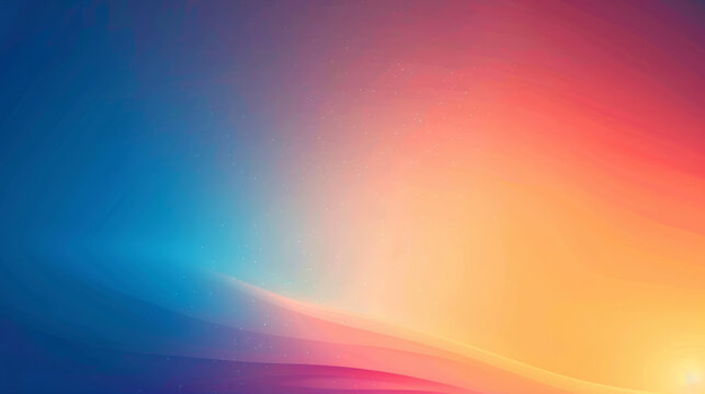gradients texture as background in orange, yellow and blue, abstract lights and shapes, modern art wallpaper	