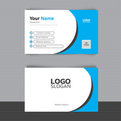 a unique corporate business card template design , smart identity smart business , 
