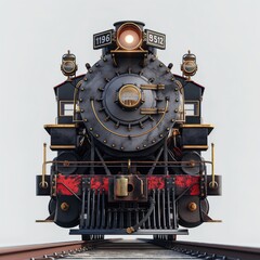 Fototapeta premium old steam locomotive