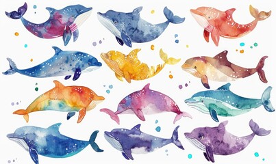 Obraz premium watercolor pattern