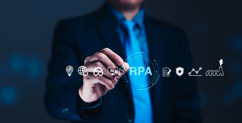 Pinpointing Efficiency: RPA Icons in Focus
