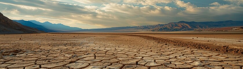 Arid Wasteland: Devastating Effects of Drought and Climate Change on the Parched Earth