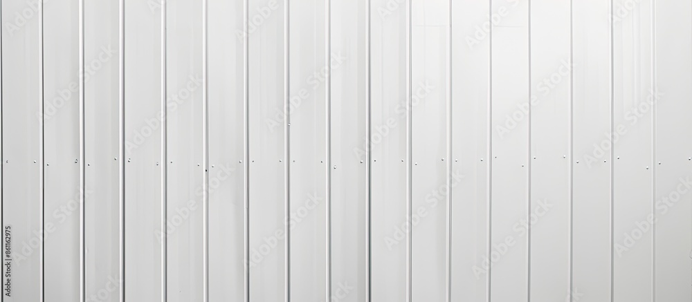 Wall mural white plastic panels texture. copy space image. place for adding text and design