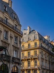 Fototapeta premium Street view of Paris city, France.