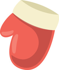 Santa Mittens Christmas Sticker