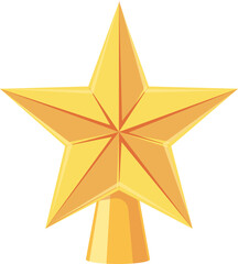 Star Christmas Sticker