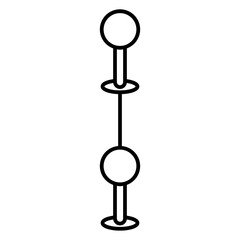 Location pin icon. Map pin place marker. Location icon. Map marker pointer icon. 