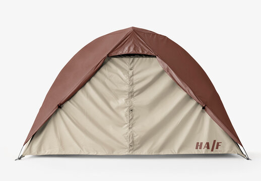 Camping Tent Mockup With Generative AI