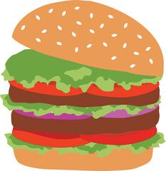 Plant based beyond meat hamburger. Vegan and healthy lifestyle vegetarian concept