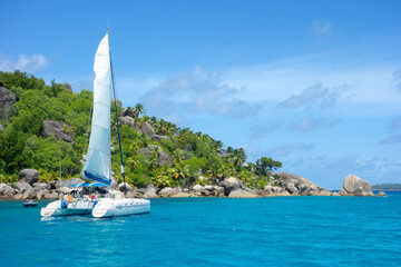 sailboat on the sea