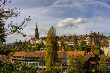 Panoramic view of Swiss capitol city Bern