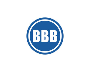 BBB Logo design vector template