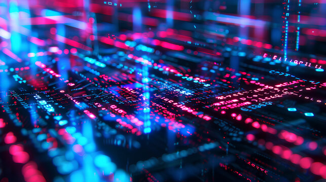 Programming code abstract technology background of software developer and Computer script