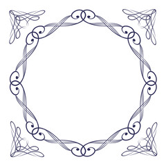 高級感のあるビンテージ調のフレームデザインセット