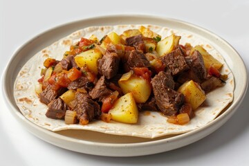 Fototapeta premium Savory Blend of Spices in Braised Carne Guisada