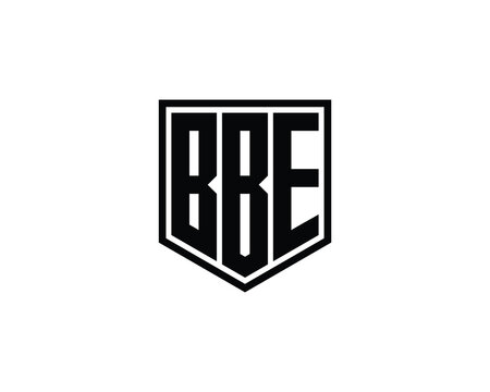 BBE logo design vector template