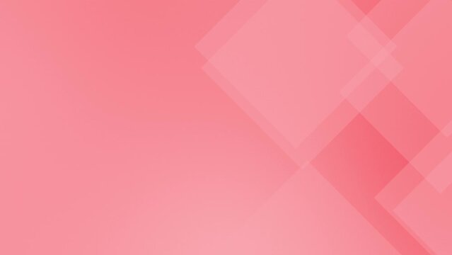 Red color square geometrical shapes simple and elegant loop able background 
