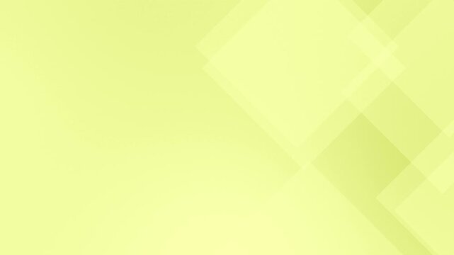 Yellow color square geometrical shapes simple and elegant loop able background 