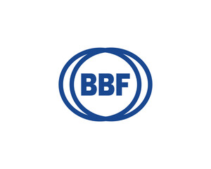 BBF logo design vector template