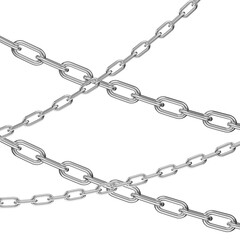 3D Chrome Chains