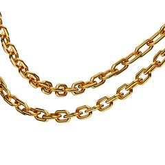 Obraz premium 3D Chrome Chains