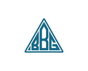 BBG logo design vector template