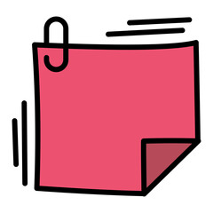 Colorful doodle school supplies