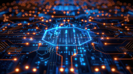 Elegant futuristic light and reflection high speed trails with grid line background. Futuristic template for Ads, banner, presentations, flyers, posters. Technology and futuristic concept