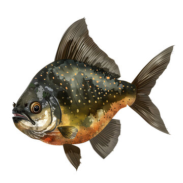 recommend clip art: Clipart illustration of piranha on a white background. Suitable for crafting and digital design projects.[A-0002]