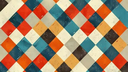 vintage abstract geometrical pattern