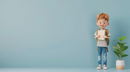 A Young Student Ready for Learning